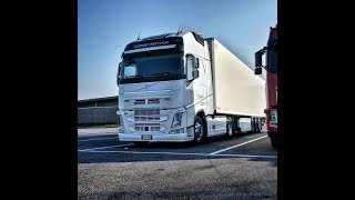 Trucker Jay in the UK Final Video part 1 Volvo FH cab tour [upl. by Heyra958]