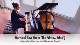 Storybook Love from quotThe Princess Bridequot Piano Sheet Music Intermediate Version [upl. by Oinoitna]