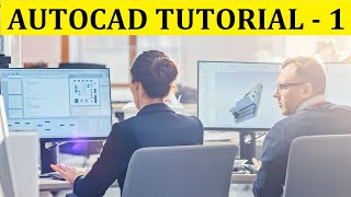 BASIC AUTOCAD TUTORIAL  USER INTERFACE 01 [upl. by Ilatfan]