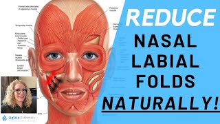 3 STEPS TO REDUCE NASOLLABIAL FOLDS  NATURALLY [upl. by Aenert]