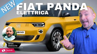 La NUOVA FIAT PANDA ELETTRICA ecco come sarà [upl. by Dahl]