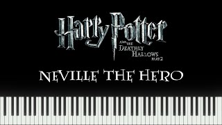 Harry Potter 8  Neville the Hero Synthesia Piano [upl. by Yunick308]