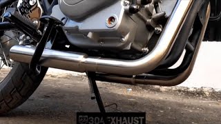 GPX Legend 250 Twin Custom Exhaust System [upl. by Amandi]