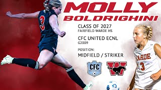 Molly Boldrighini  Class of 2027  CFC United ECNL G2009  ECNL Girls Soccer [upl. by Ximena]