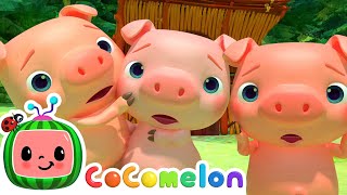 Three Little Pigs Song  CoComelon  Sing Along  Nursery Rhymes and Songs for Kids [upl. by Gretal]