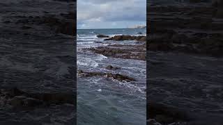 Drone Flies Dangerously Low Across Cornwalls Coastline as the Tide Rises  Epic Sea Adventure [upl. by Dole]