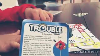 PopOmatic trouble game from McDonalds happy meal Adi vs Mommy Challenge [upl. by Dyanne]