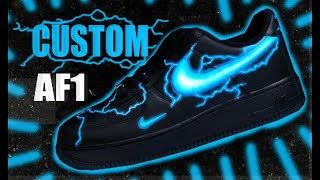 CUSTOM Air Force 1   Jordan Vincent [upl. by Liv]