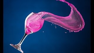 Wineglass Splash Studio Photography Tutorial [upl. by Assil]