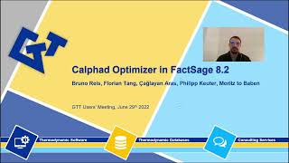 Calphad Optimizer in FactSage 82 – Bruno Reis [upl. by Tremaine]