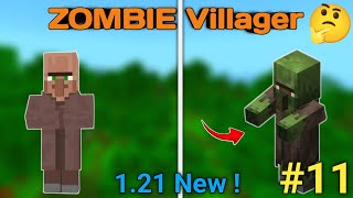 minecraft zombie villager convert normal villager  EP11 [upl. by Ferrigno54]