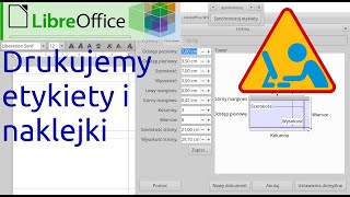 Drukujemy etykiety i naklejki z LibreOffice [upl. by Ronyar403]