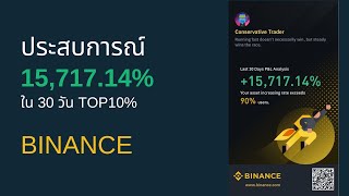 ประสบการณ์ 1571714 ใน 30 วัน พร้อมบทเรียนพอร์ตแตก High Risk High Return  Binance TOP 101 [upl. by Oralia852]