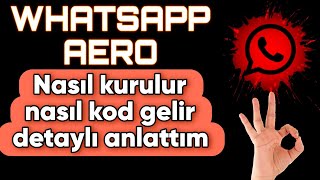 WHATSAPP AERO SON GÜNCELLEME 2024 [upl. by Kristel]