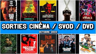 Sorties cinéma SVOD et DVD  OCTOBRE 2023 🎬 [upl. by Eirehc]