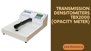 Transmission Densitometers TBX2000 OPACITY METER  Flexitest [upl. by Ttcos]