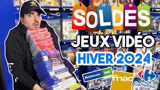 Les SOLDES JEUX VIDÉO Hiver 2024  CARTON Plein  Jeux PS4 PS5 SWITCH à 80 [upl. by Pettit]