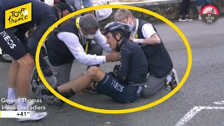 Geraint Thomas CRASHES On TOUR DE FRANCE 2021 Stage 3 » Reaction amp Analysis [upl. by Haidej883]