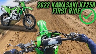 2022 KX250 FIRST RIDE ✅ WHAT YOU NEED TO KNOW [upl. by Renato]