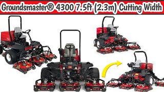 Ground Master 4300 ToroGroundsmaster® 4300 75ft 23m Cutting Width [upl. by Asiral]