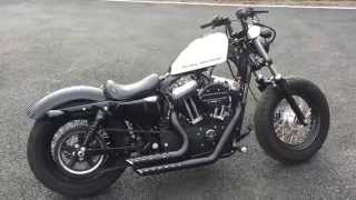 Harley Davidson Sportster 48 bobber forty eight fast n loud scotland [upl. by Naiva]