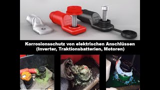 Korrosionsschutz von elektrischen Kontakten mit Lugsulation korrodierter Kabelschuh [upl. by Atikehs62]