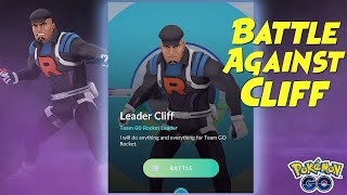 Pokémon Go How to Beat Cliff March 2024 [upl. by Ecinev501]