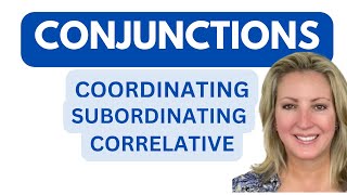 What is a Conjunction 3 Types of Conjunctions  Coordinate  Subordinate  Correlative free PDF [upl. by Lrak]