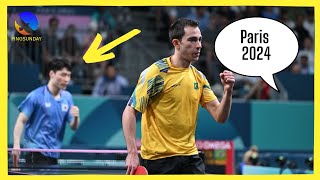 Hugo Calderano vs Jang Woojin  Paris Olympics 2024 [upl. by Eldwin]