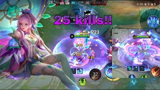 25 Kills Kaguras new free skin is finally here😍😍💕💕🎀✨ [upl. by Hannaoj446]