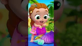 Mermaid Song  Sing Along Songs for Kids  Moonbug Kids Karaoke Time  shorts [upl. by Madanhoj]