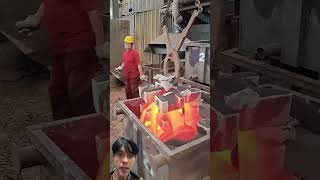 Proses quenching machine hydraulichammer steel hammer welding construction [upl. by Llenrod]