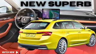 FIRST LOOK Skoda Superb 2024 Facelift  Interior amp Exterior Details [upl. by Tyrone]