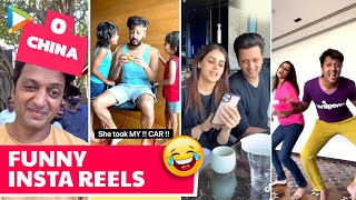 Riteish amp Genelia Deshmukhs FUNNY INSTAGRAM REELS Compilation😂😂 Funny Videos [upl. by Brigit]