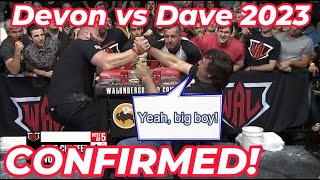 DEVON LARRATT VS DAVE CHAFFEE 2023 IS CONFIRMED [upl. by Schuyler]