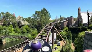 Hagrid’s Magical Creatures Motorbike Adventure Front Row POV [upl. by Attwood932]