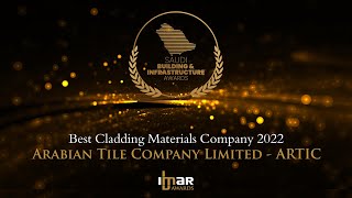 ARTIC Wins Best Cladding Materials Company Award 2022 [upl. by Wiatt495]