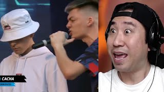 Coreano Loco reacciona a TRUENO vs CACHA 😂🤯 [upl. by Hy]