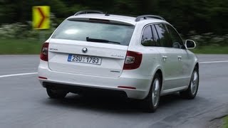 Skoda Superb Combi 16 TDI Greenline roadtest [upl. by Claudell]