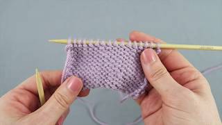 How to knit Reverse Stocking Stitch [upl. by Alimak]