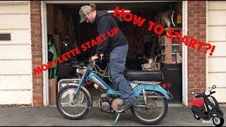 Motobecane Mobylette Start Up  How To [upl. by Solim302]