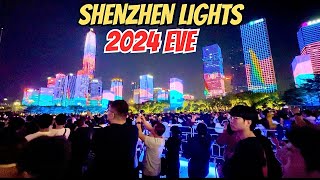 CRAZY Shenzhen CHINA New Years Eve LIGHTSHOW [upl. by Namreh608]