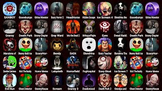 Games Grimace Monster Scary Horror 2 Ice Scream 4 Slendrina The Cellar Granny Death Park 2 [upl. by Notsew856]