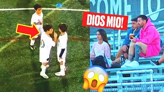 El Día En Que Mateo Messi Sorprendió Hasta A Lionel Messi 🤯 [upl. by Ecyle]