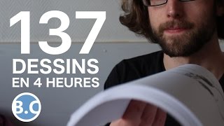 137 DESSINS EN 4 HEURES [upl. by Nodnar]