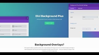 Divi Background Plus [upl. by Malinde]