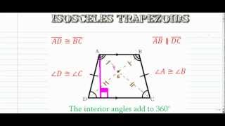 Isosceles Trapezoids [upl. by Lunetta]