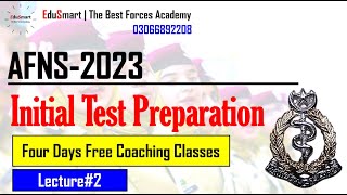 AFNS Initial Test Preparation 2023  Verbal Intelligence Test Most Repeated Mcqs Part1  Lecture2 [upl. by Nauqe]