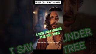 Jesus calls Nathaniel thechosen jesuschrist movieclips bibleverse [upl. by Beyer396]