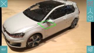 VW Golf Model Tracking ARmedia Augmented Reality SDK [upl. by Aleakim]